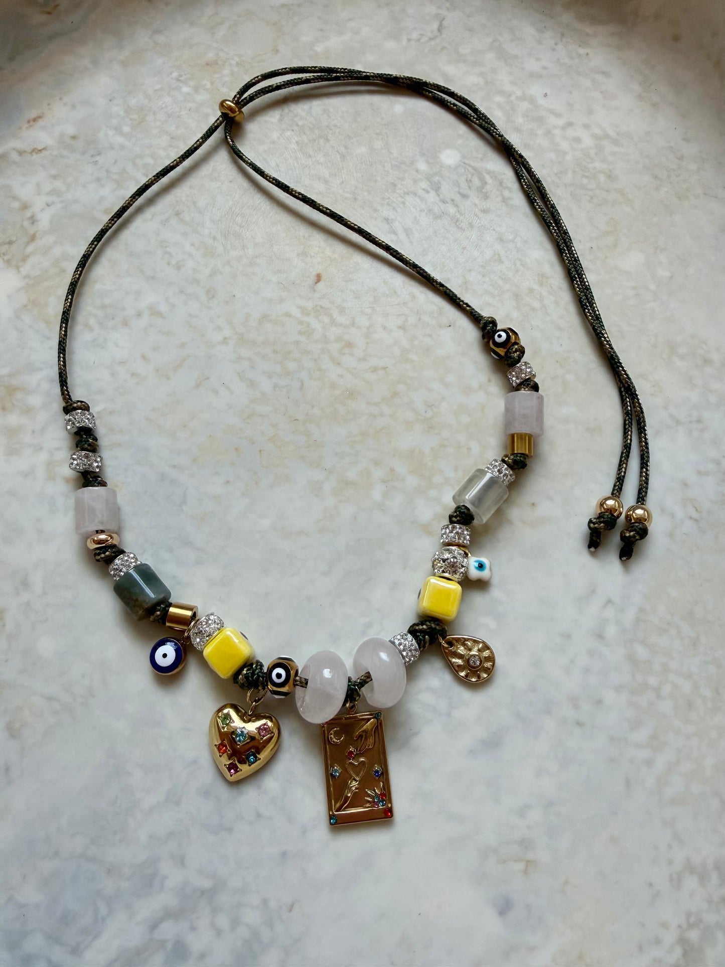 Nerina Paracord Charm Necklace