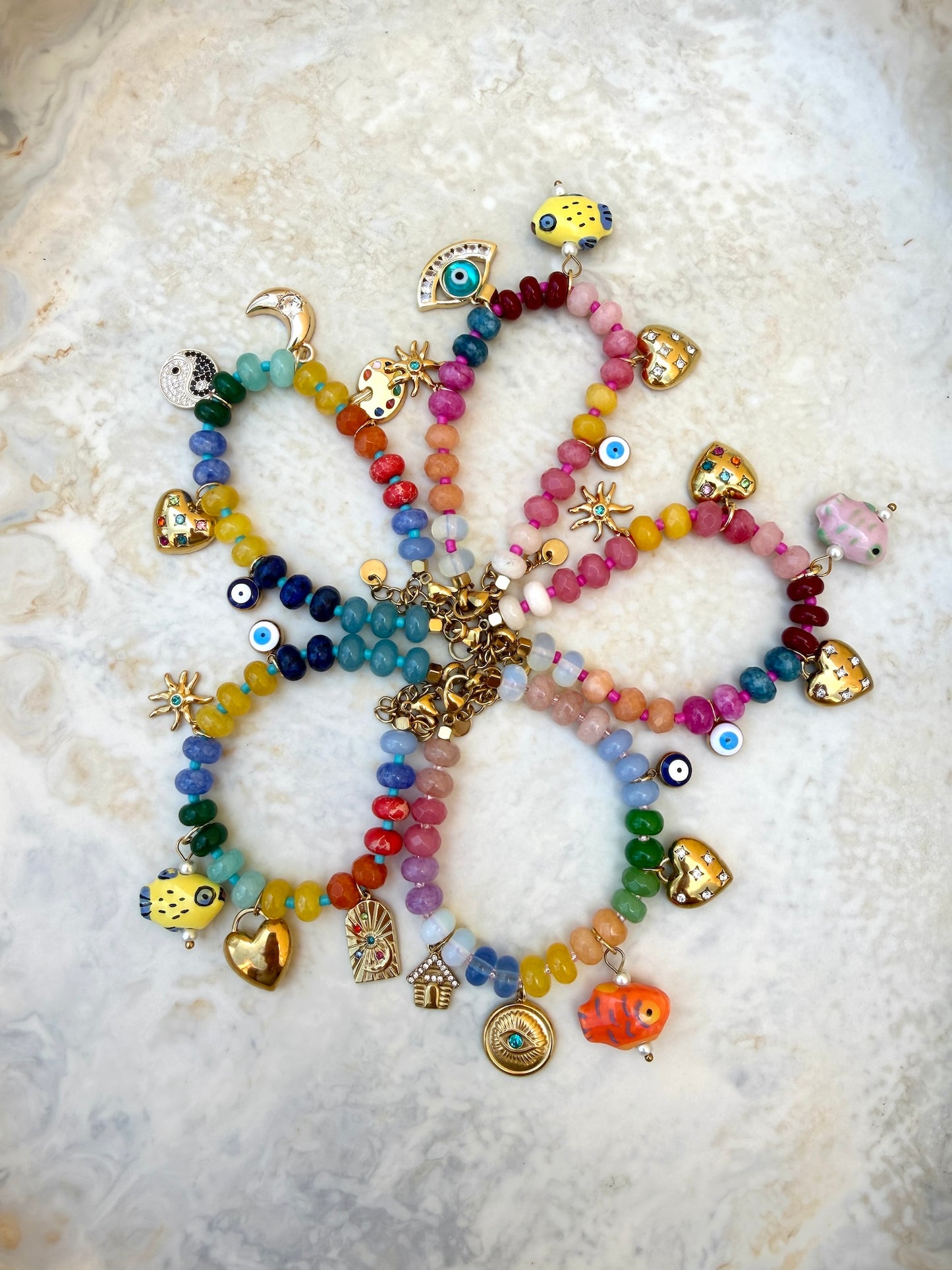 Marigold Charm Bracelet