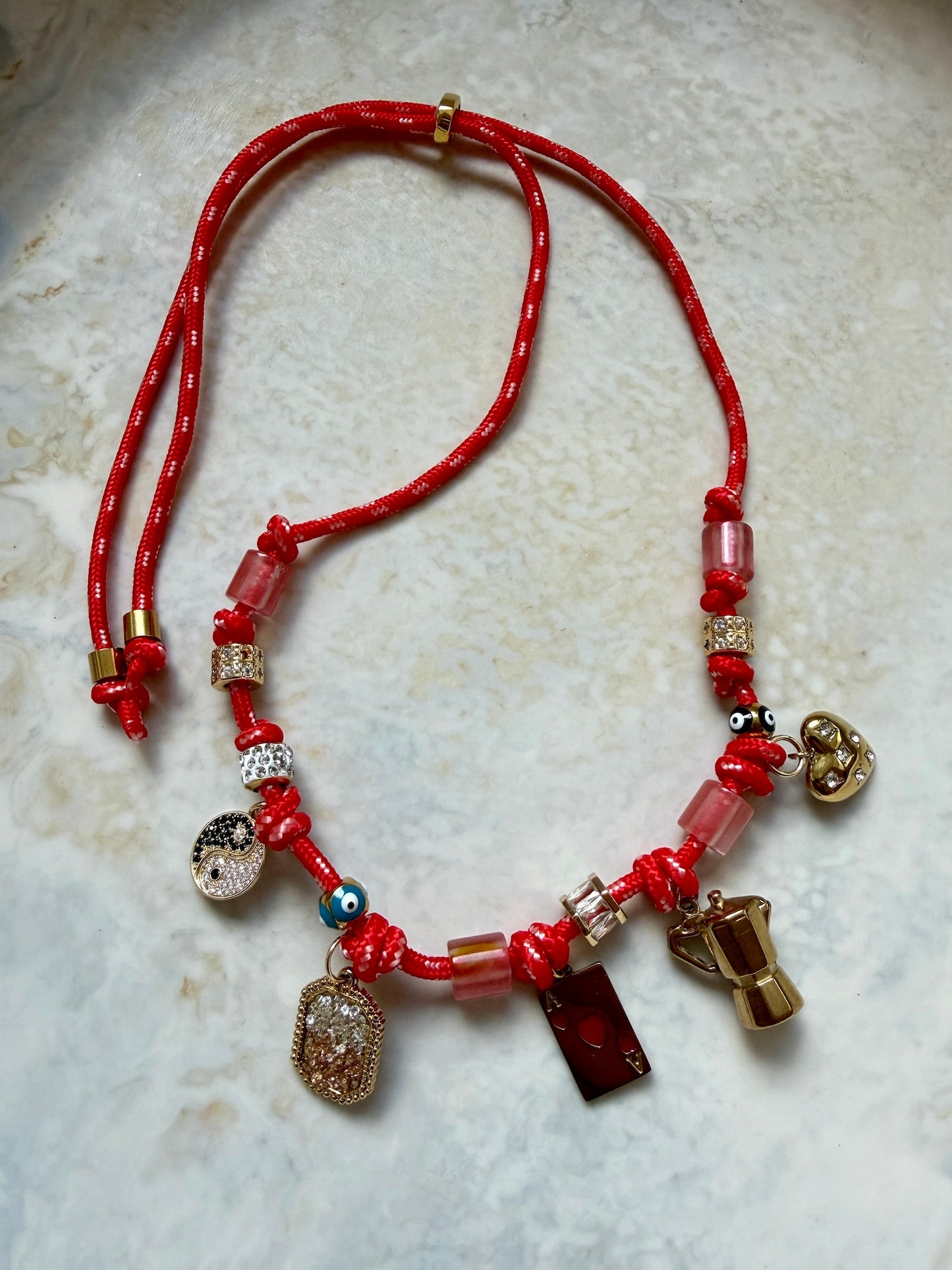 Sirena Paracord Charm Necklace