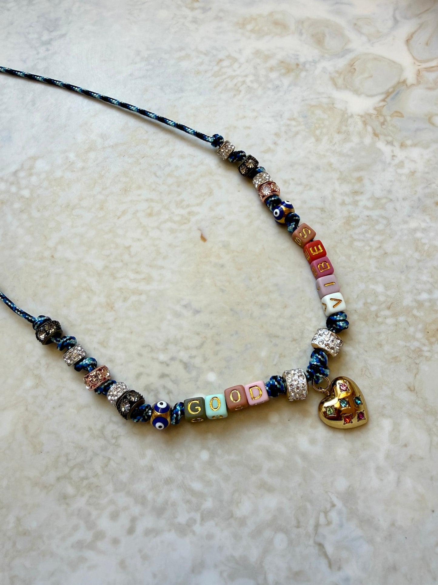 Good Vibes Paracord Necklace