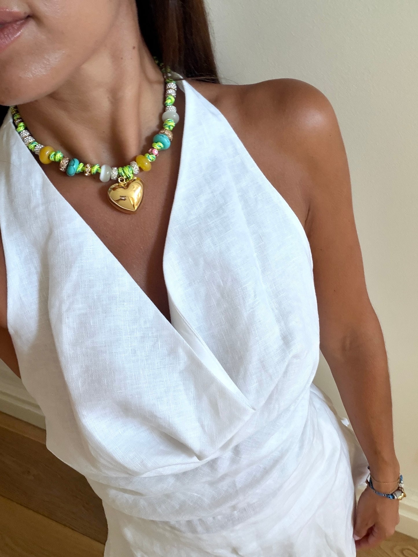 Nerina Paracord Charm Necklace