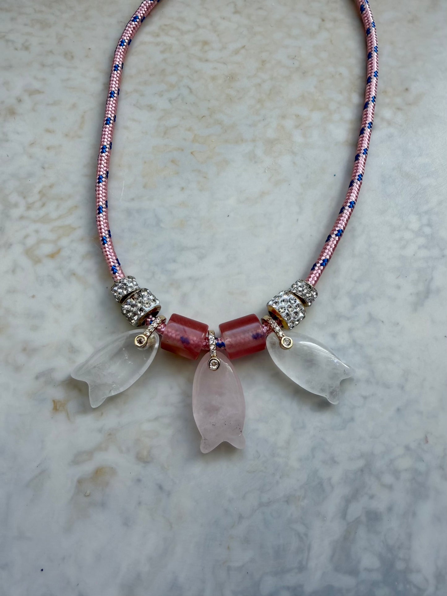 Sunbeam Paracord Charm Necklace