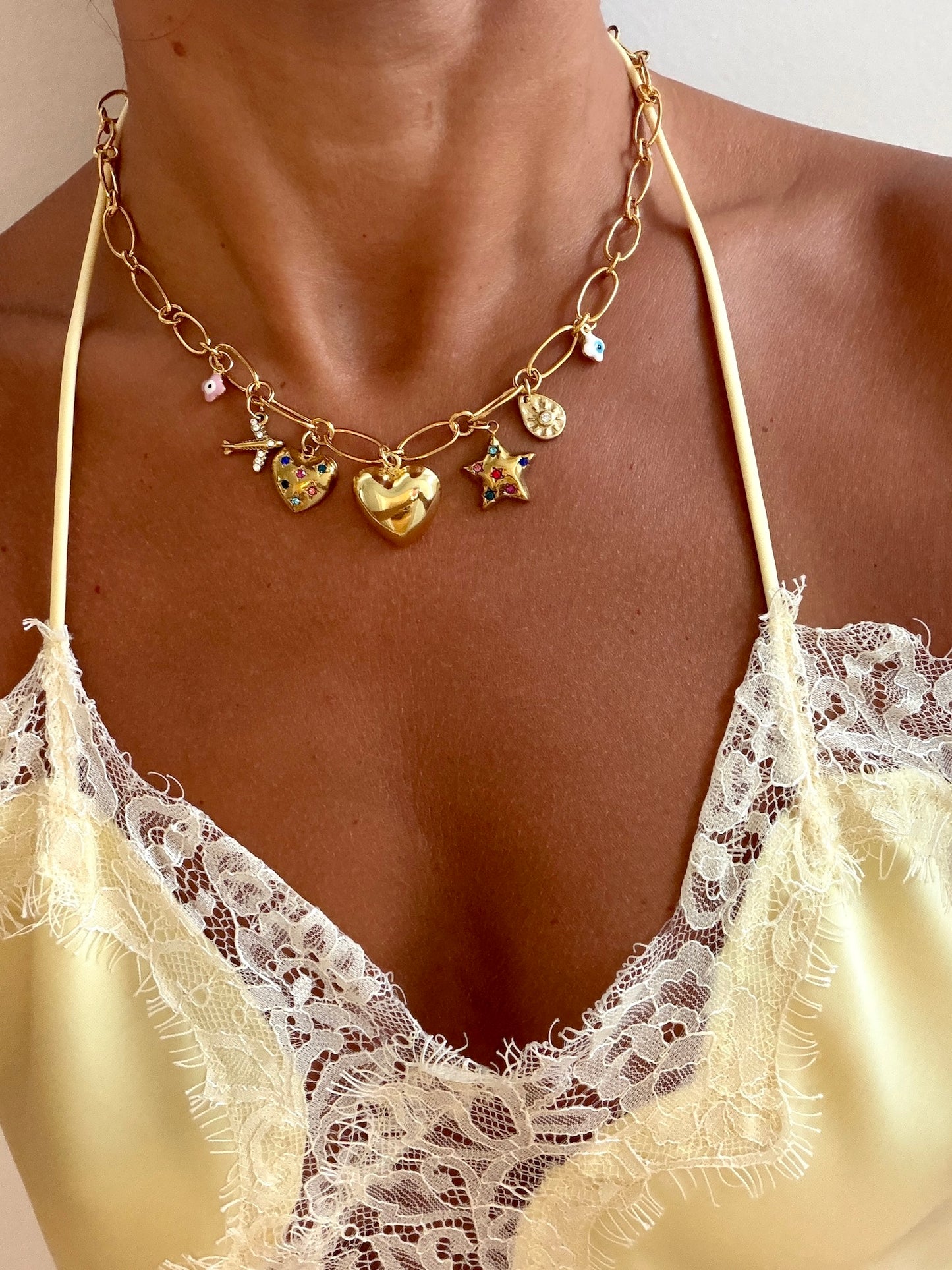 Solstice charm necklace