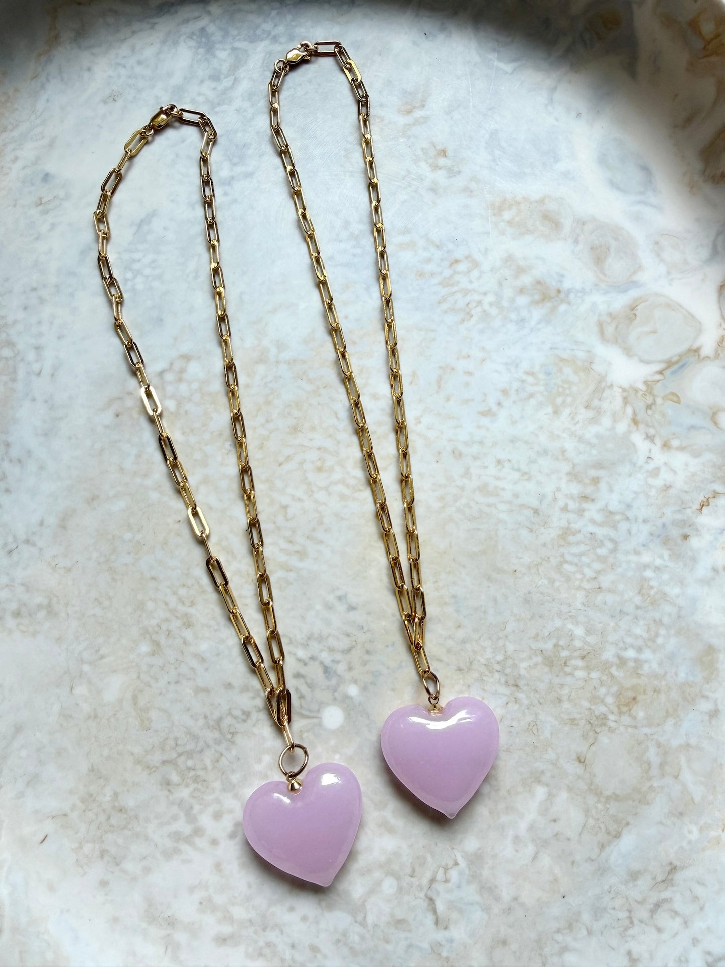 Aurelia heart necklace