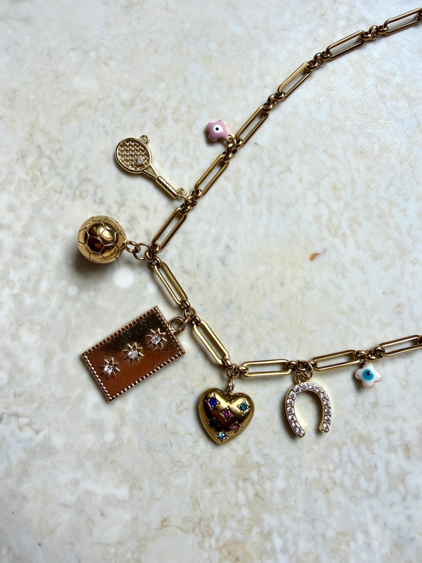Amulet charm necklace