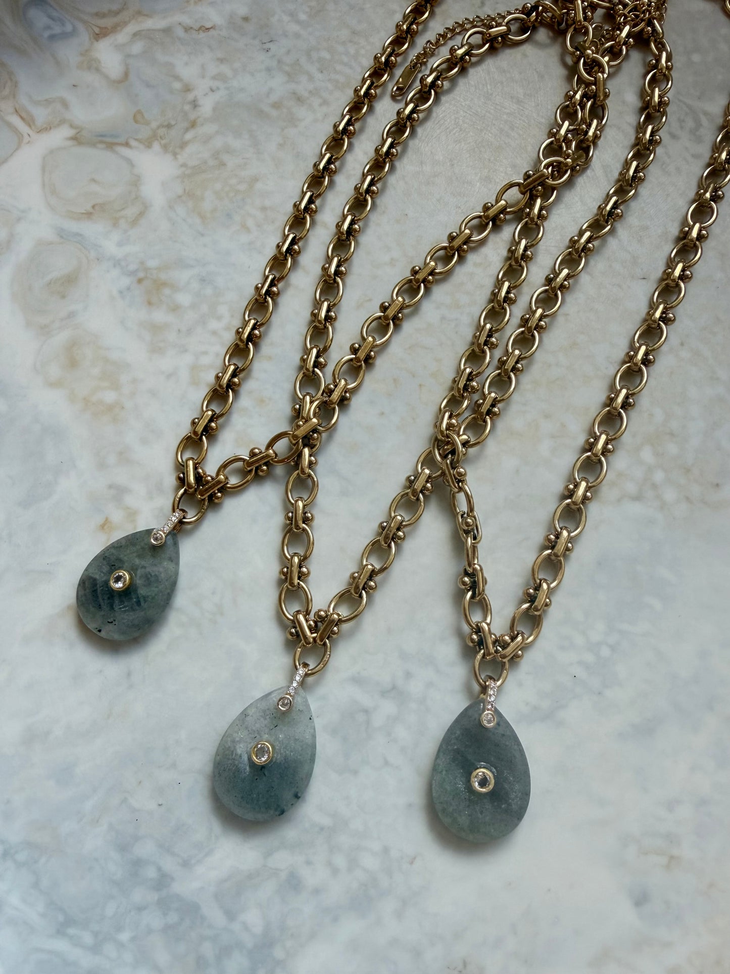 Horizon Stone Necklace