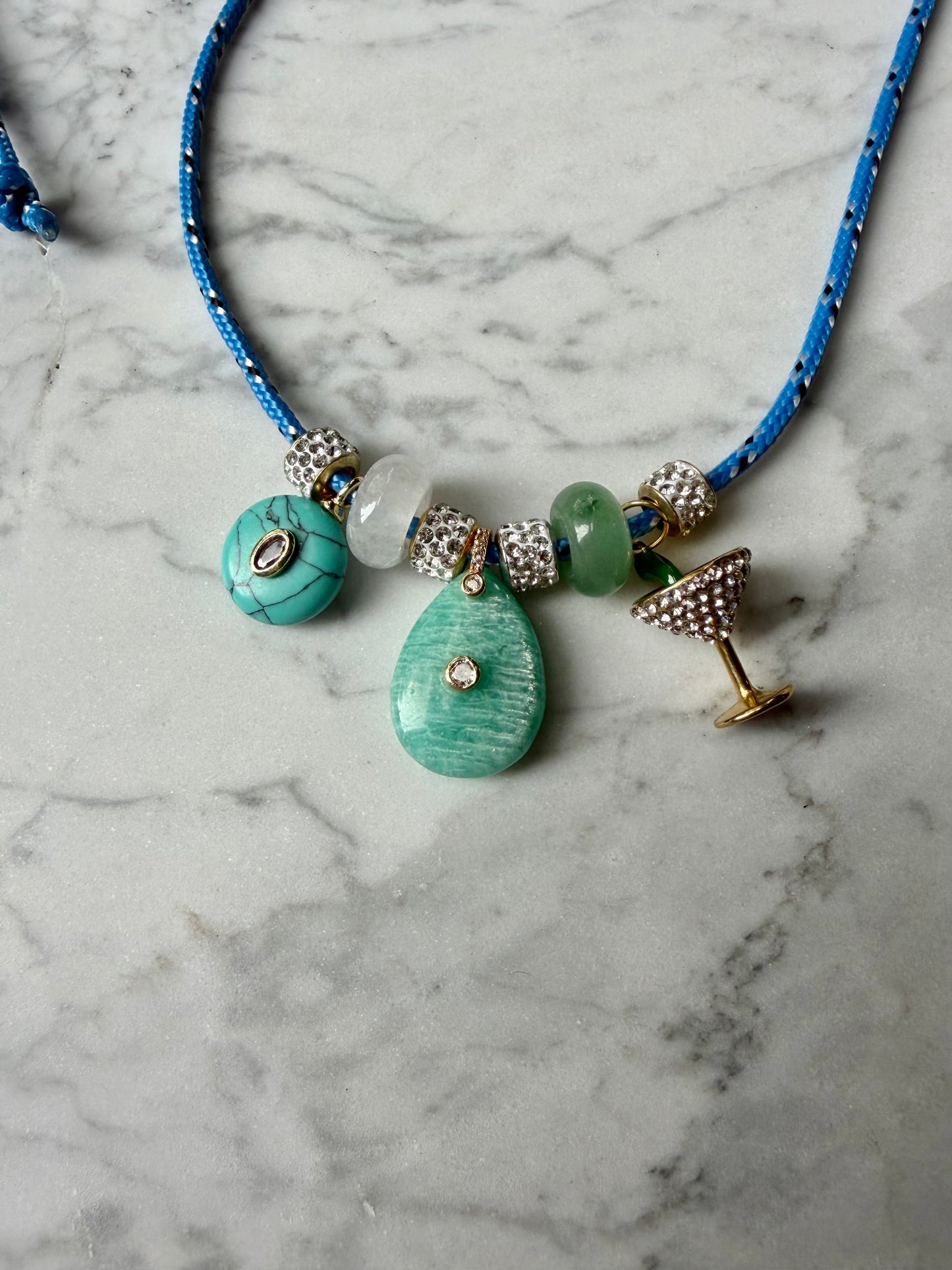Riviera Paracord Charm Necklace