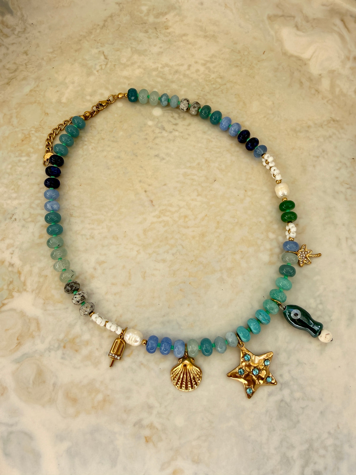 Saffron Charm Necklace
