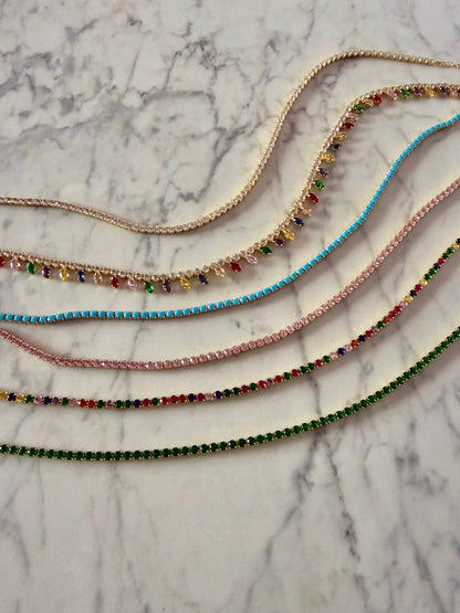 Ibiza Sundown Tennis Necklace