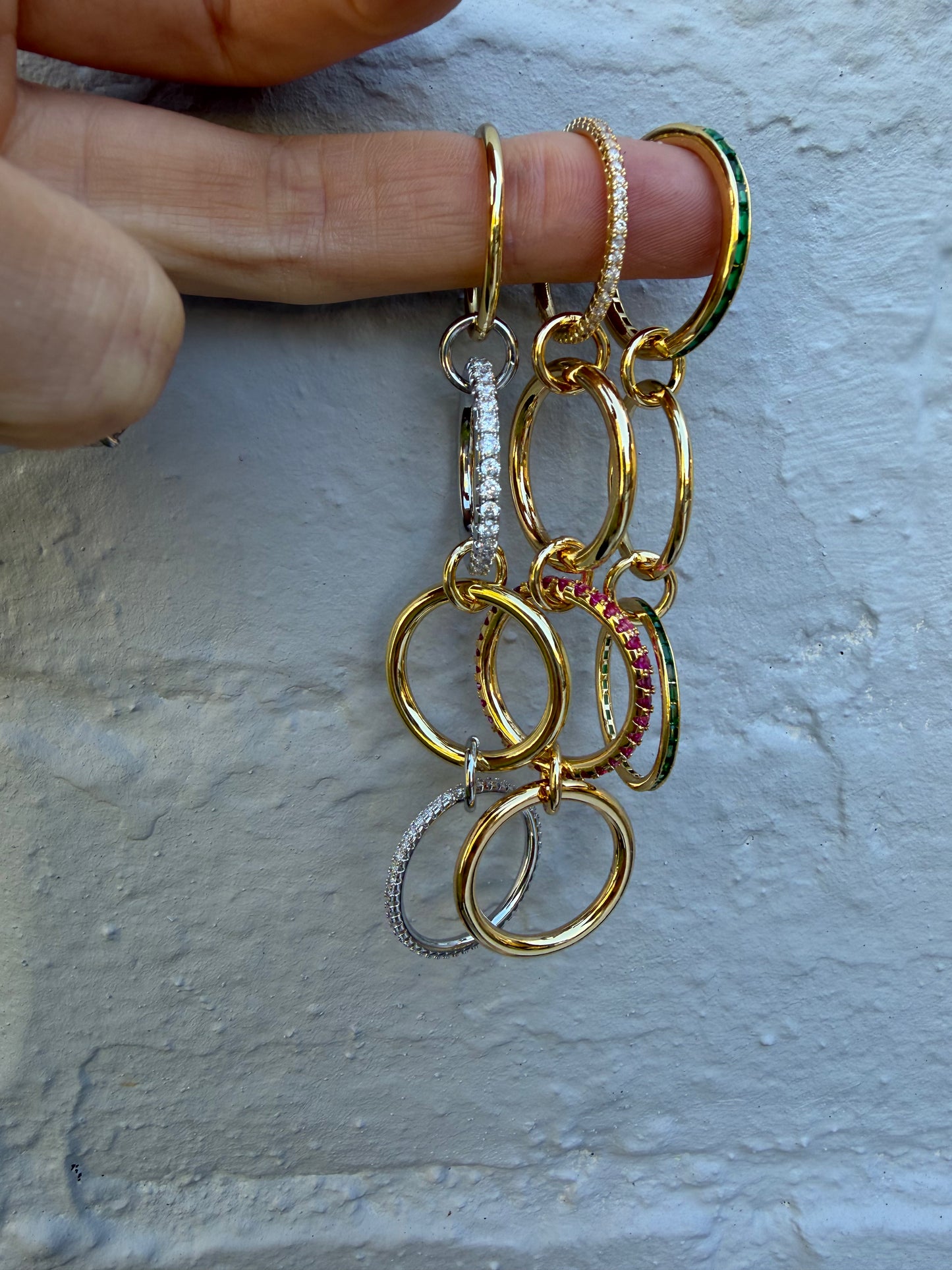 Azure Four Stacked Ring