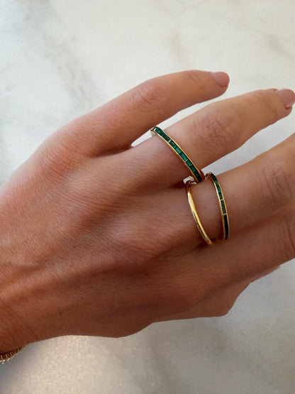 Azure Three Stacked Ring