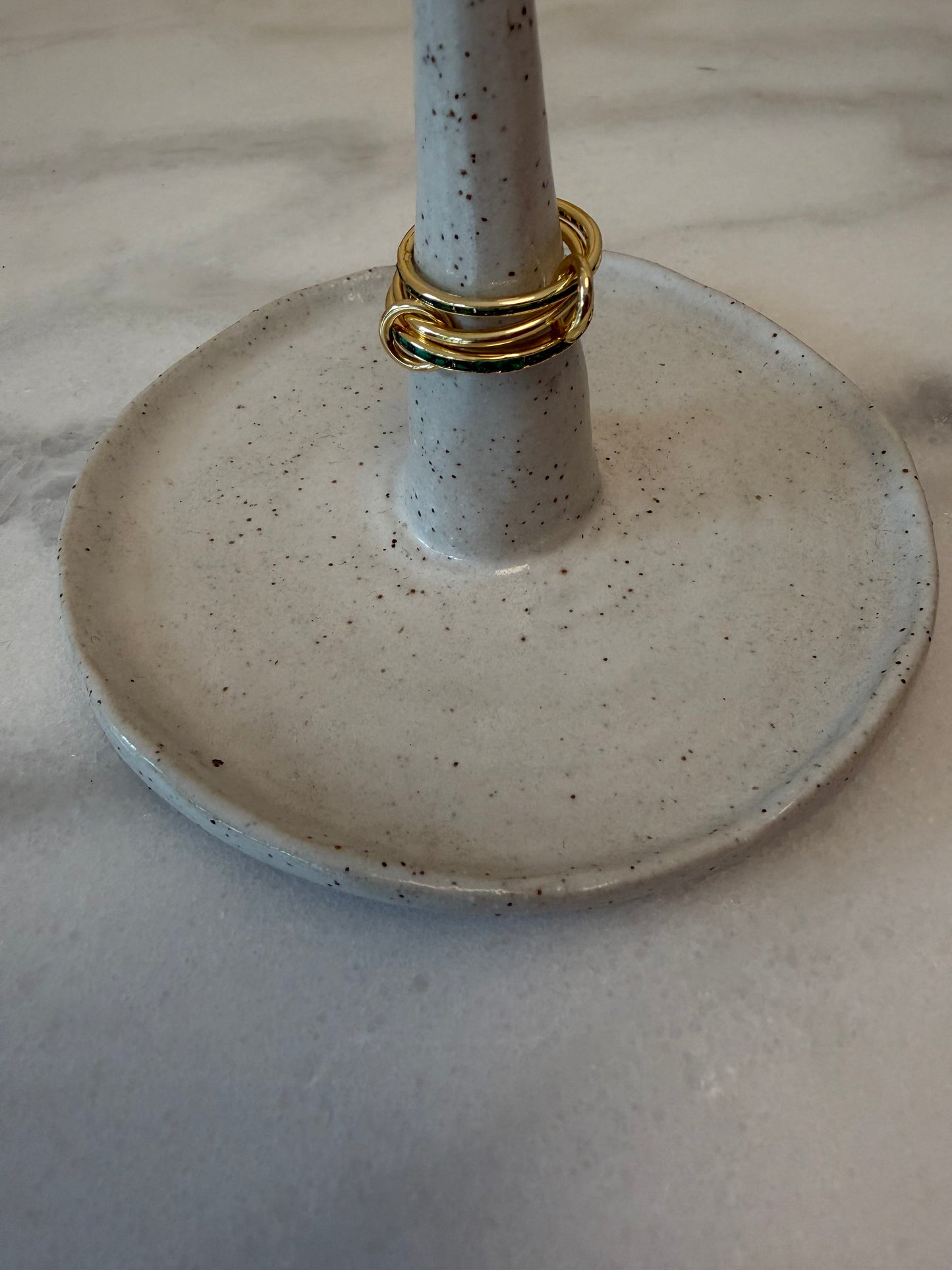 Azure Three Stacked Ring