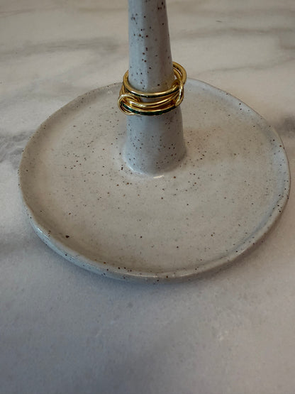 Azure Three Stacked Ring