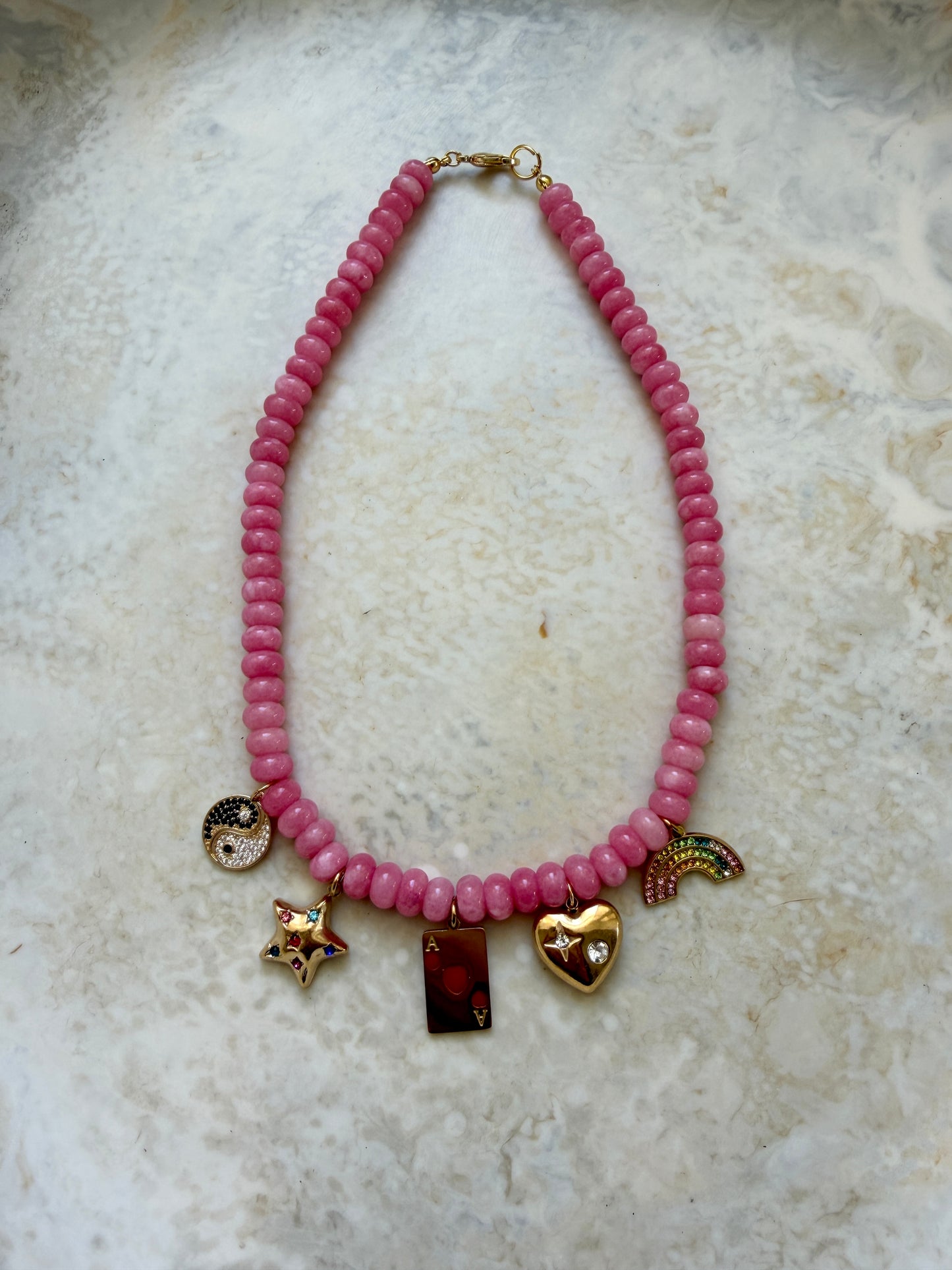 Rainbow Charm Necklace