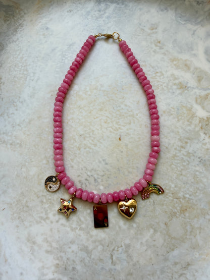 Rainbow Charm Necklace