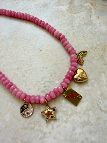 Rainbow Charm Necklace