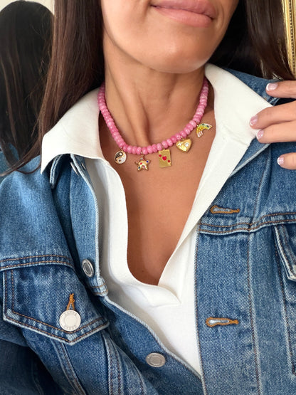 Rainbow Charm Necklace