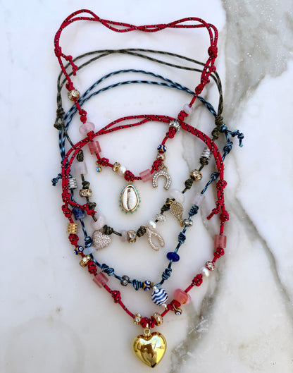 Luxe Paracord Charm Necklace