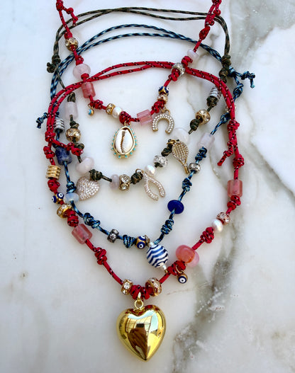 Luxe Paracord Charm Necklace