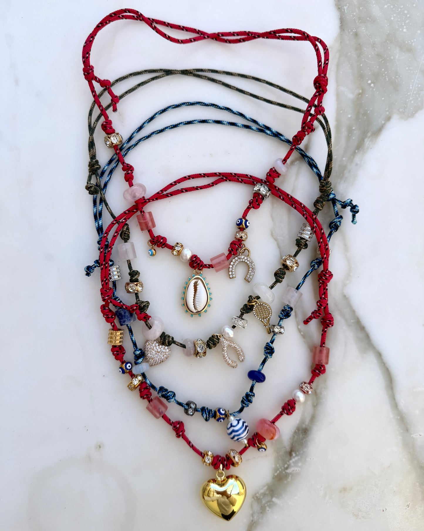 Luxe Paracord Charm Necklace