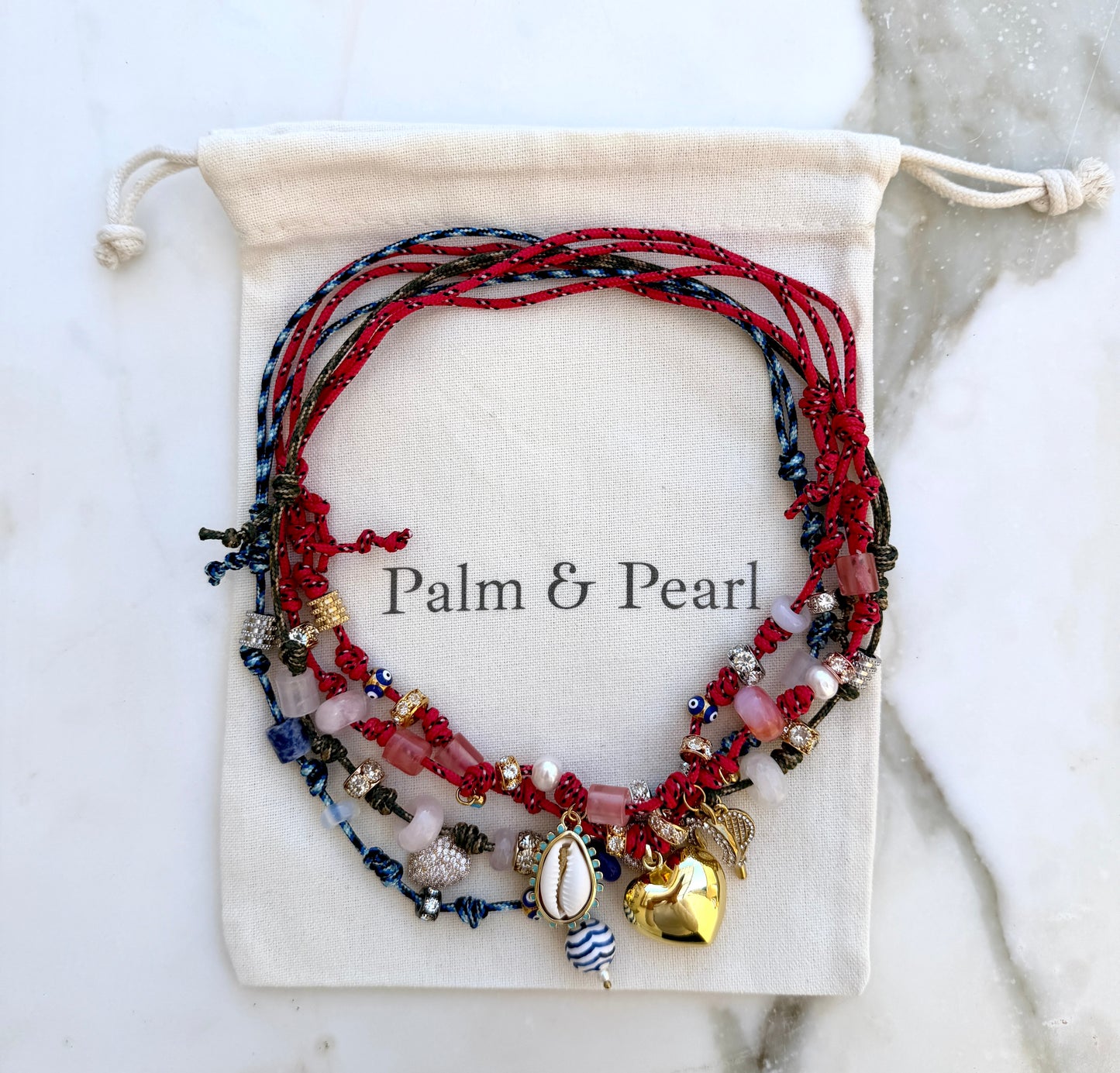 Luxe Paracord Charm Necklace