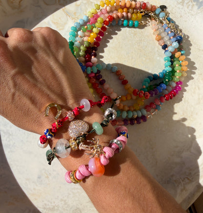 Amara Paracord Charm Bracelet