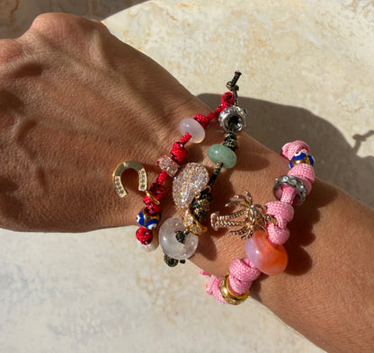 Amara Paracord Charm Bracelet