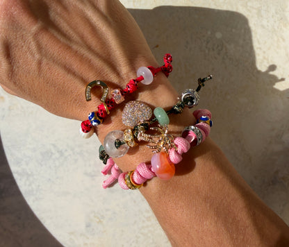 Amara Paracord Charm Bracelet