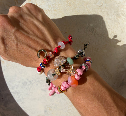 Amara Paracord Charm Bracelet