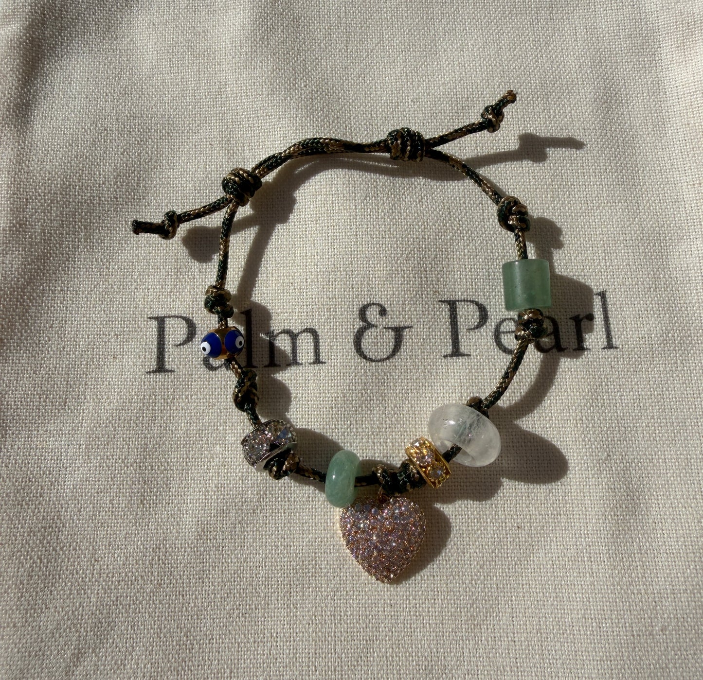 Amara Paracord Charm Bracelet