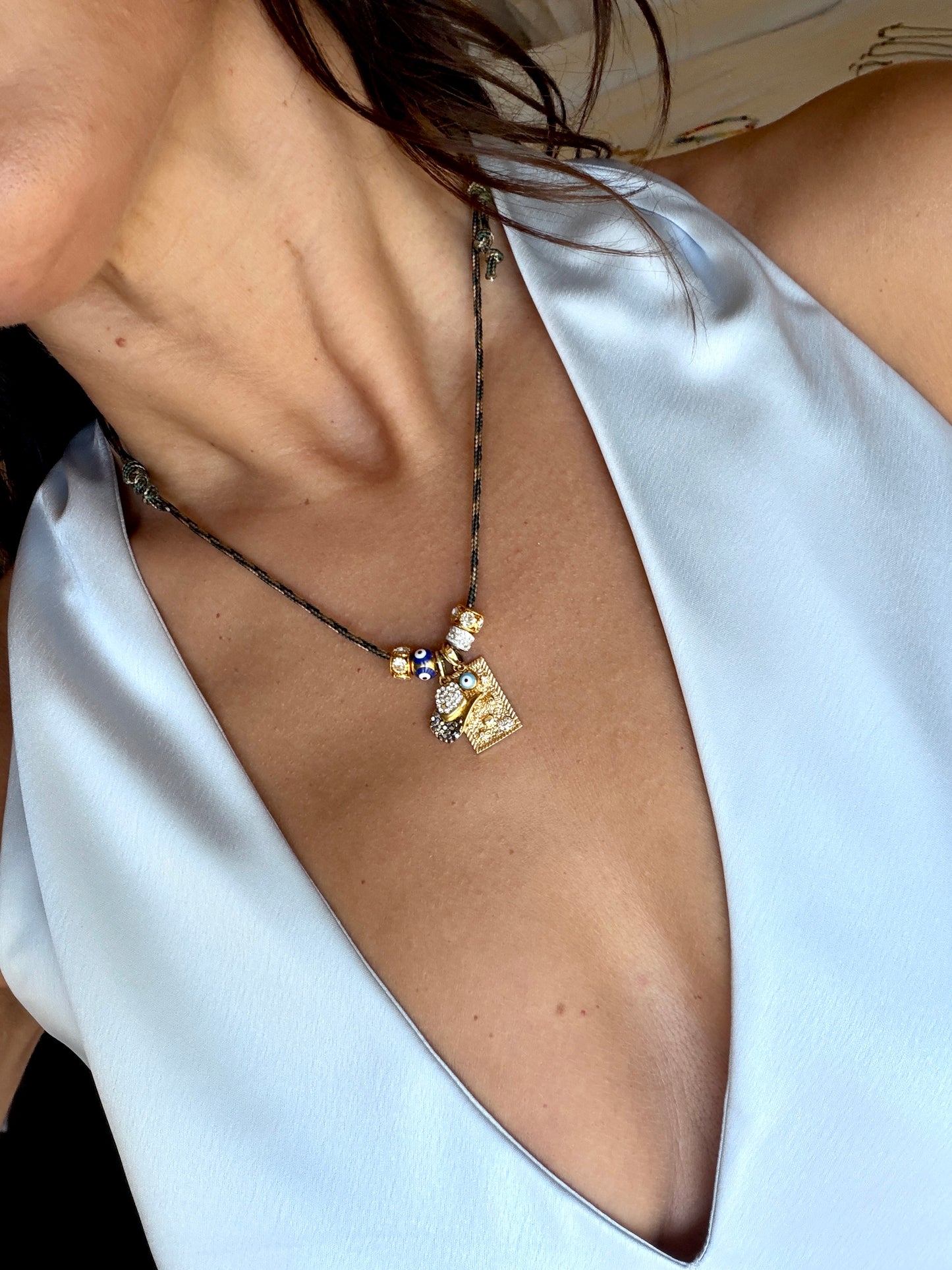 Elysia Paracord Charm Necklace