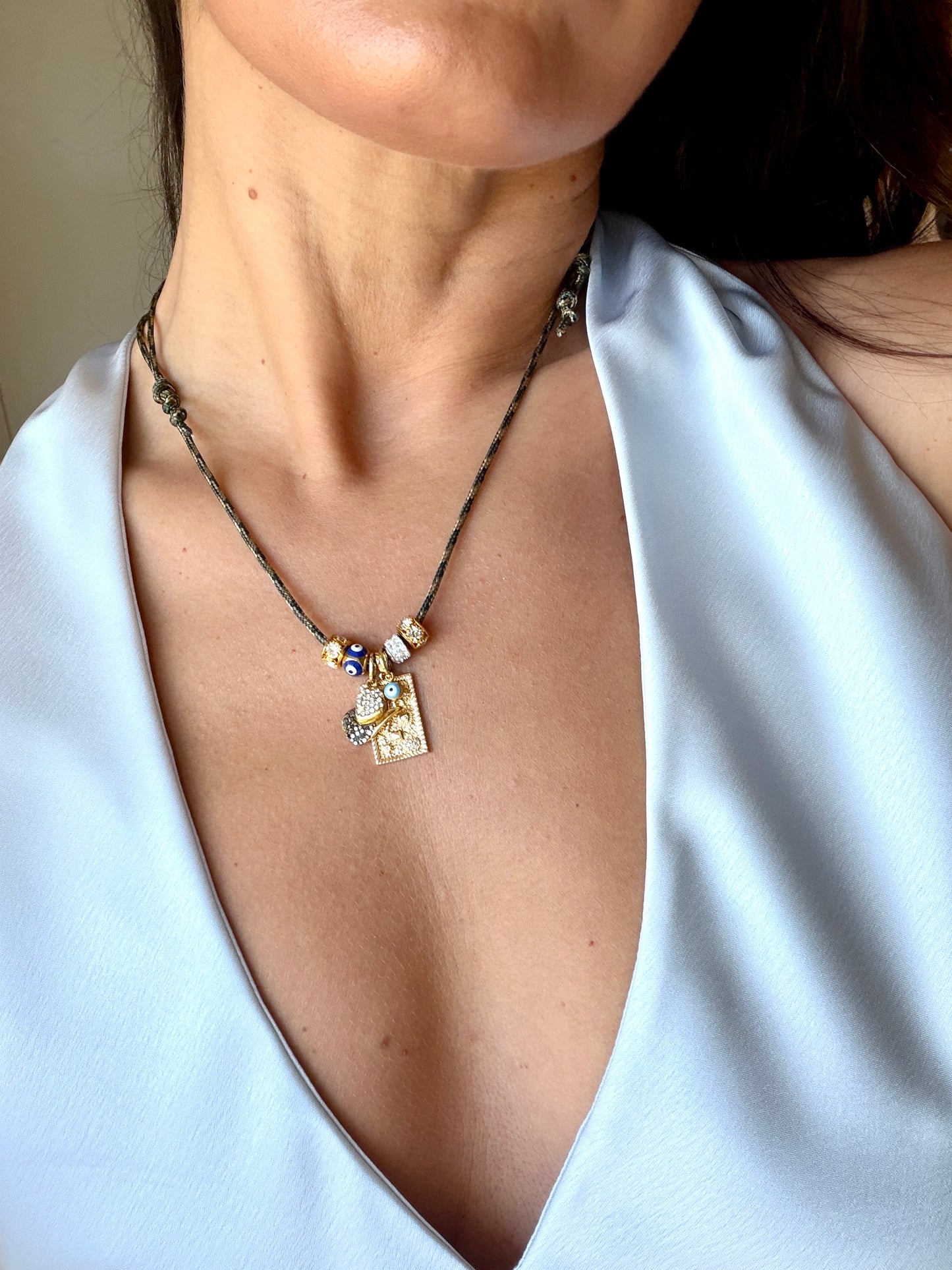 Elysia Paracord Charm Necklace