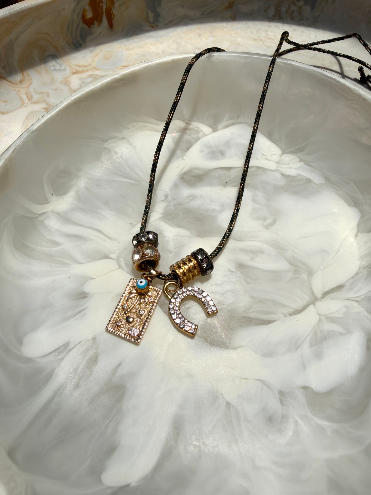 Zephyr Paracord Charm Necklace