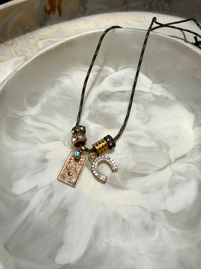 Zephyr Paracord Charm Necklace