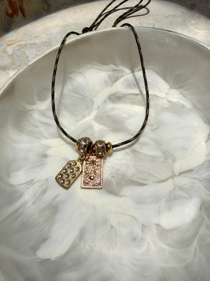 Dawn Paracord Charm Necklace