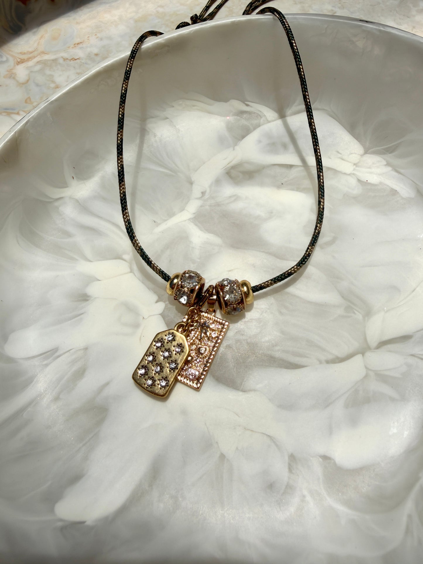 Dawn Paracord Charm Necklace