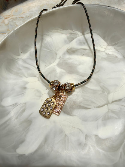 Dawn Paracord Charm Necklace