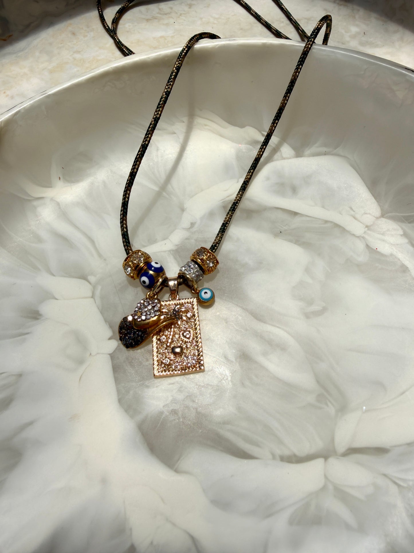 Elysia Paracord Charm Necklace