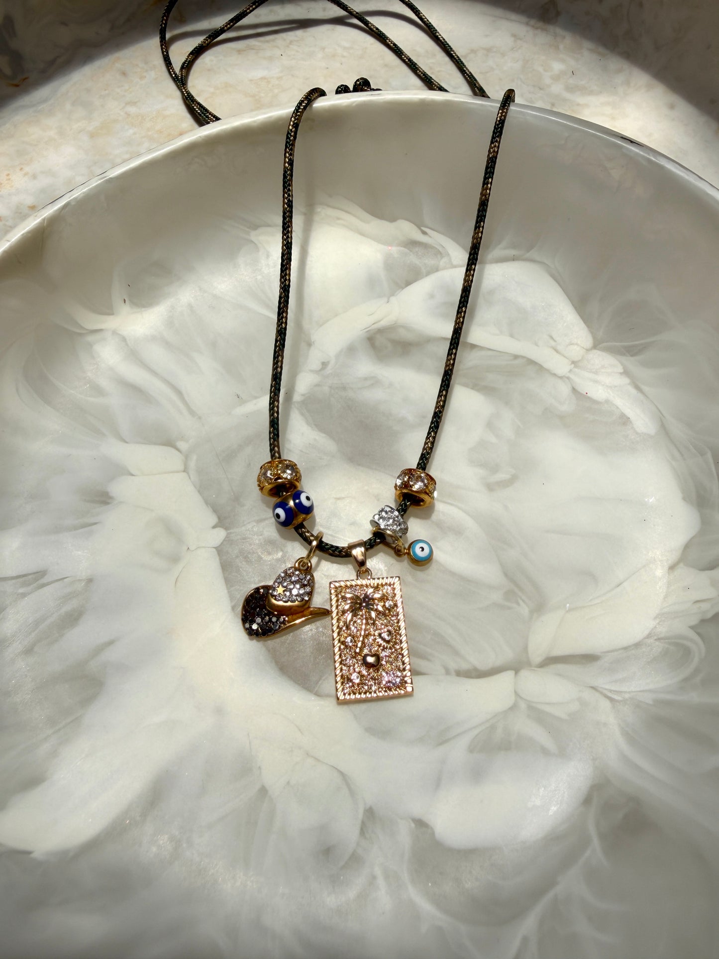 Elysia Paracord Charm Necklace