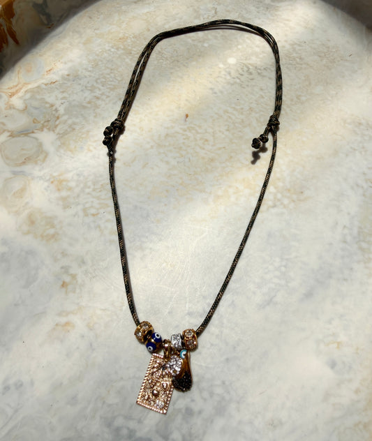 Elysia Paracord Charm Necklace