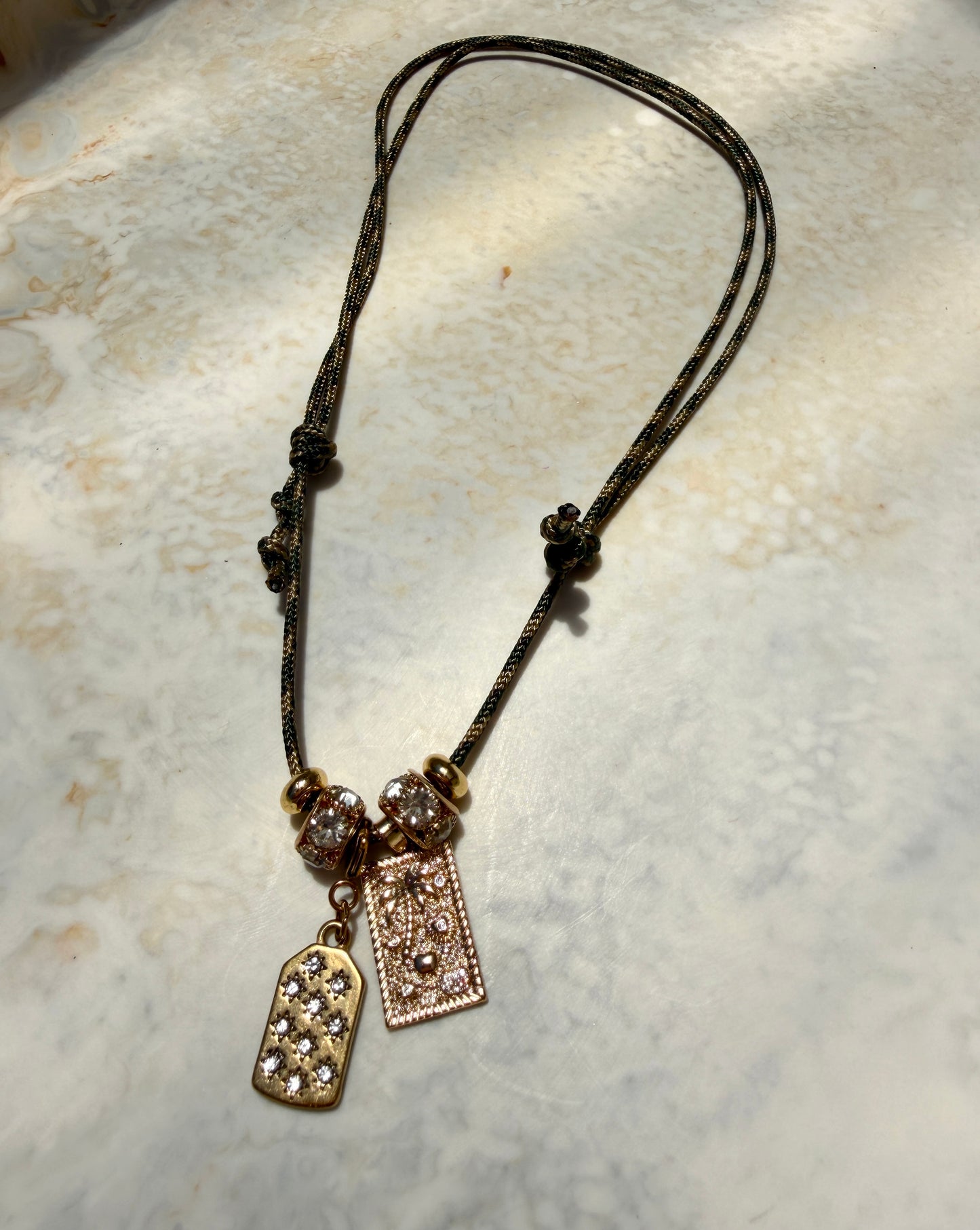 Dawn Paracord Charm Necklace