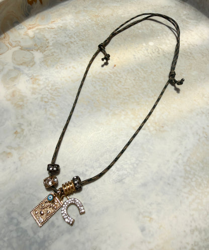 Zephyr Paracord Charm Necklace