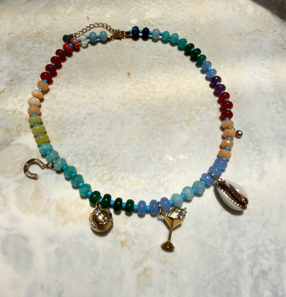 Tulum Charm Necklace