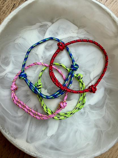 Onyx Paracord Anklet