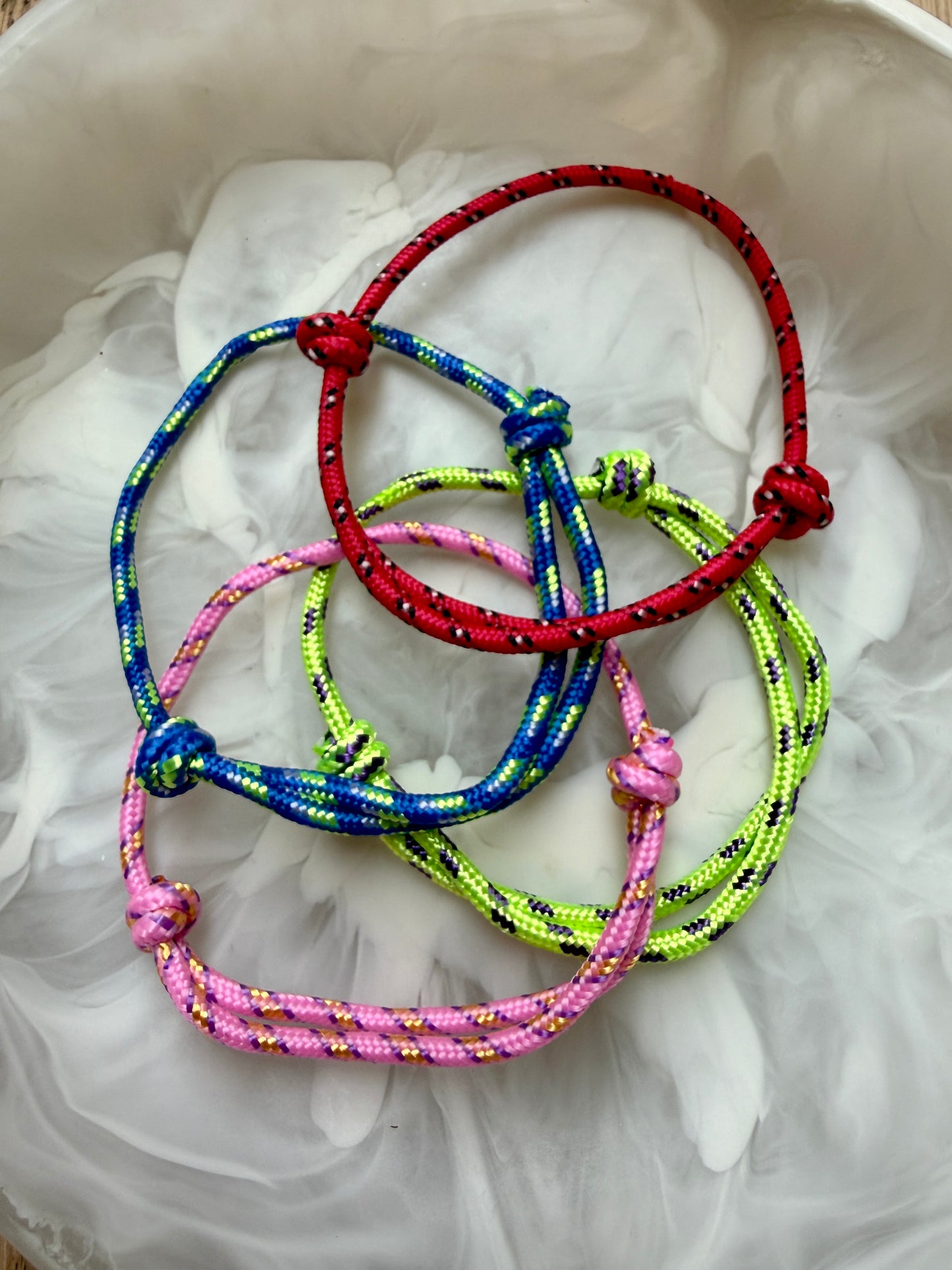 Onyx Paracord Anklet