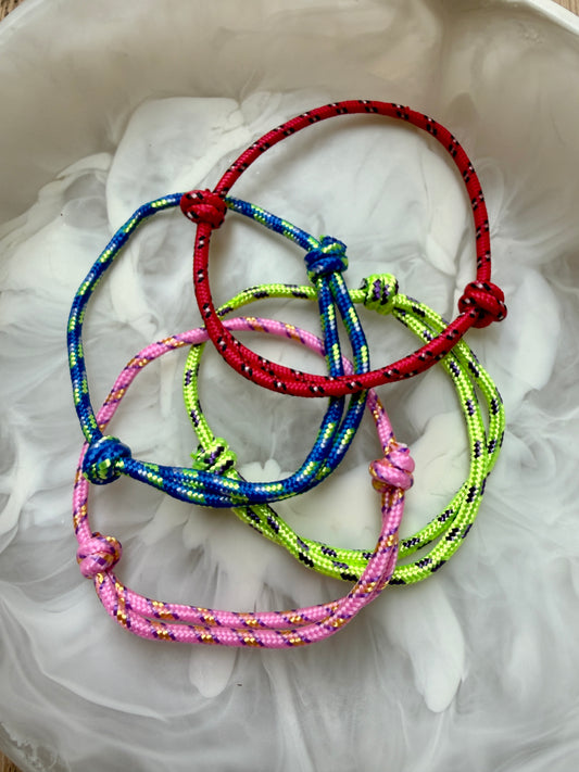 Onyx Paracord Anklet