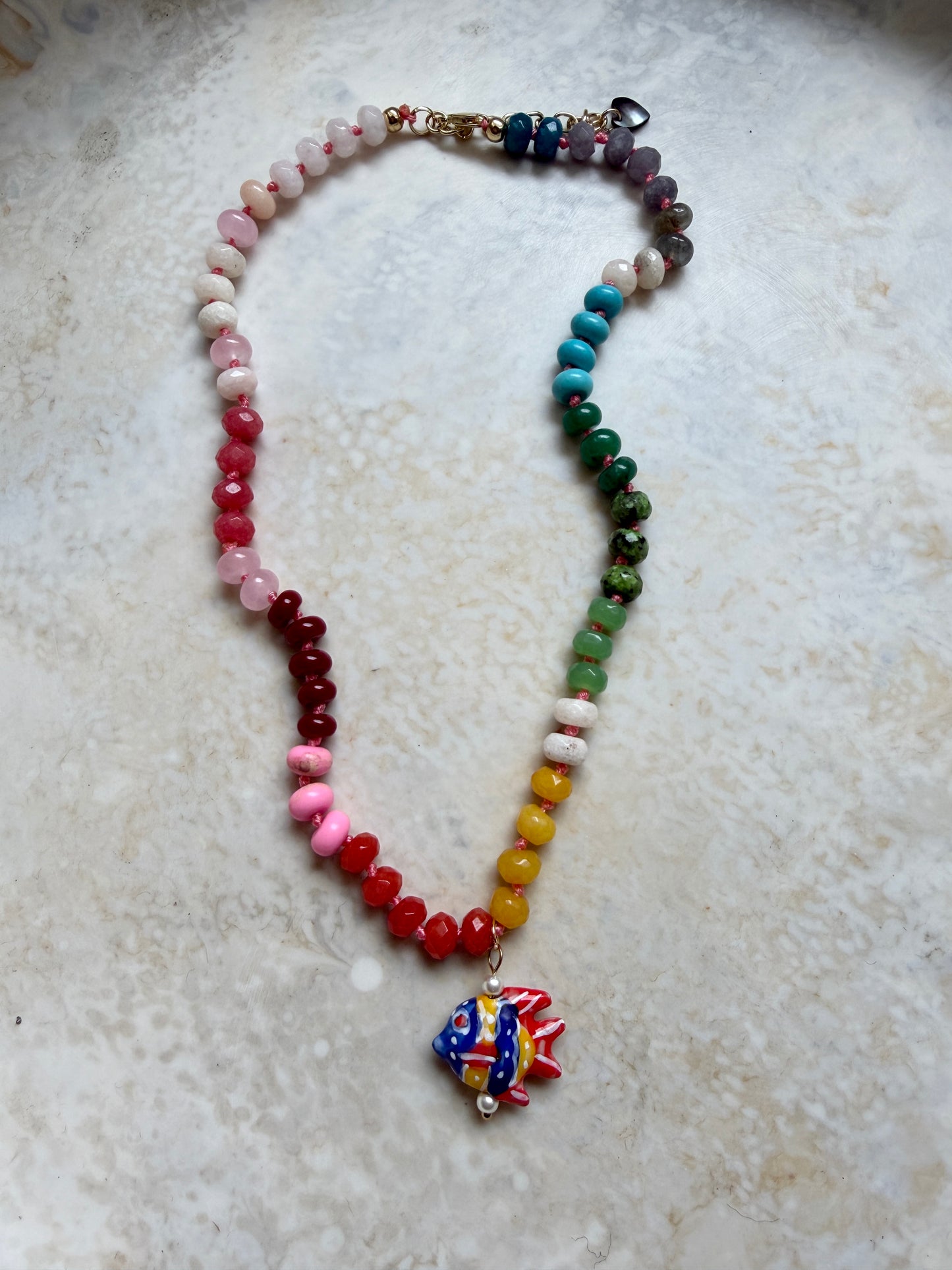 Opaline Charm Necklace