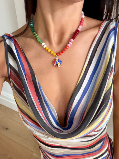 Opaline Charm Necklace