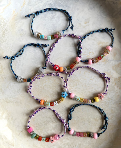 Affirmation Paracord Bracelet