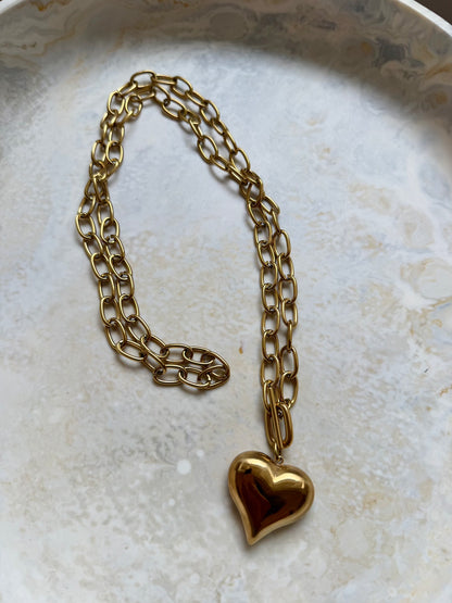 Keepsake Double Layer Gold Chain Necklace
